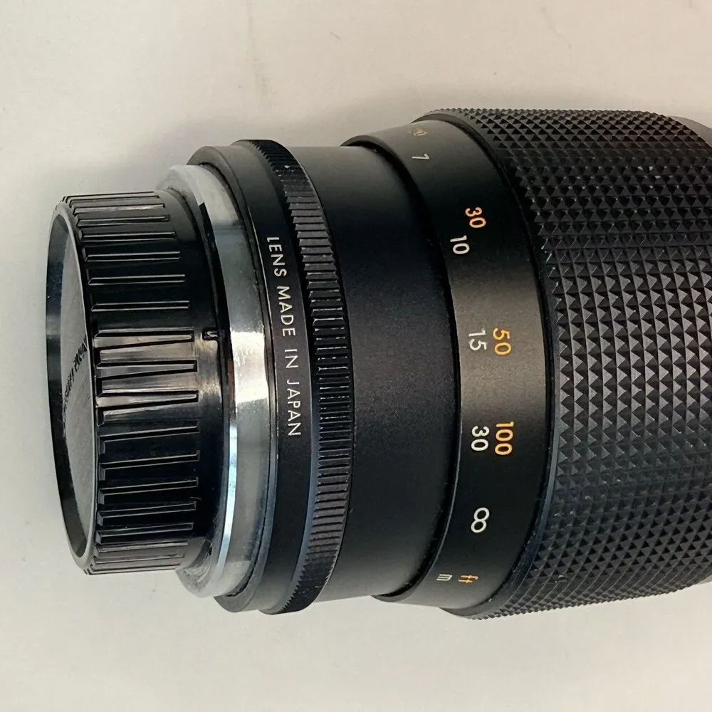 Kamero 200mm f3.3 Telephoto Lens Minolta Mount Vintage Rare 70s Optics Untested